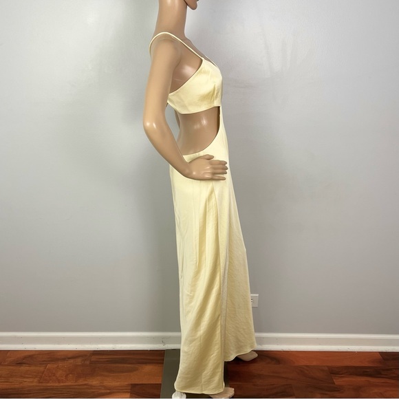 NEW SIGNIFICANT OTHER REVOLVE YELLOW CUTOUT MAXI DRESS - Picture 5 of 8